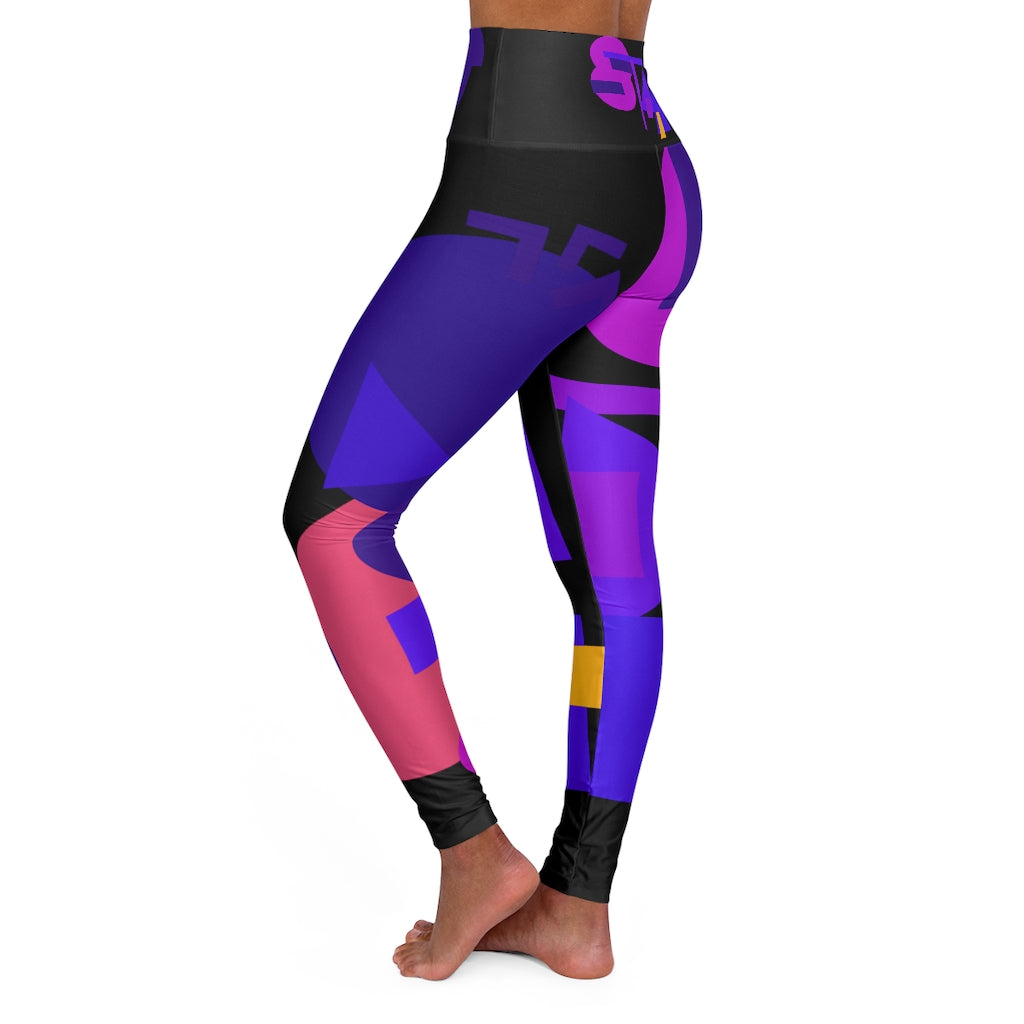 STAH PRINT *High Waisted Yoga Leggings