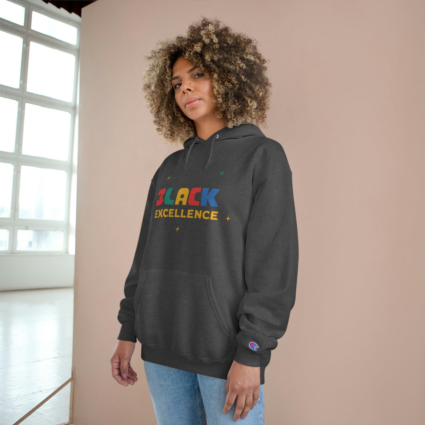 Black Excellence*Champion Hoodie