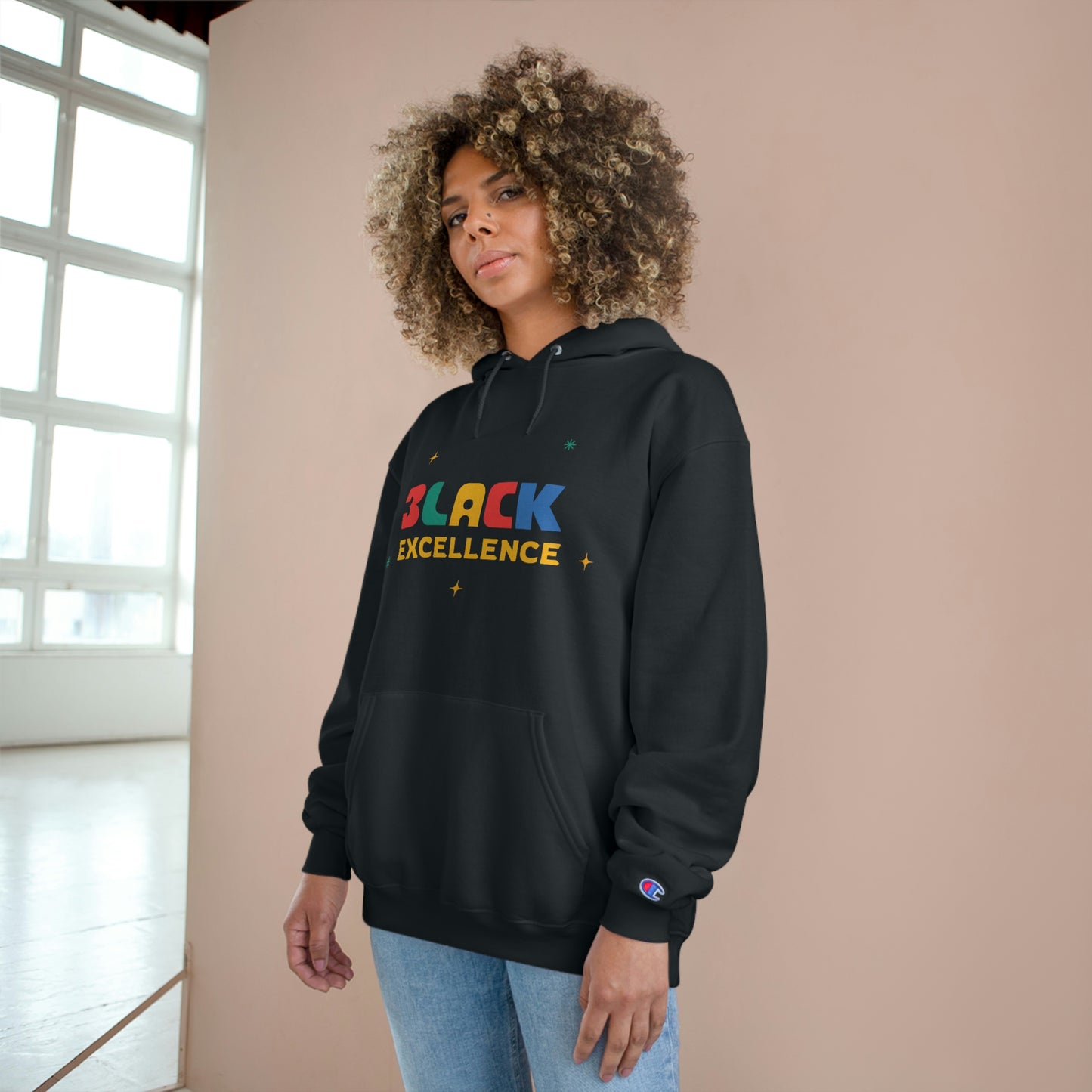 Black Excellence*Champion Hoodie